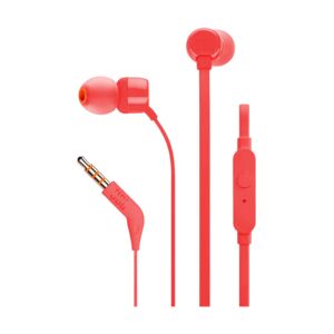 سماعات اذن T110 JBL احمر سماعات اذن T110 JBL احمر